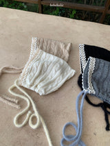 ［bebe holic］Twist knit bonnet