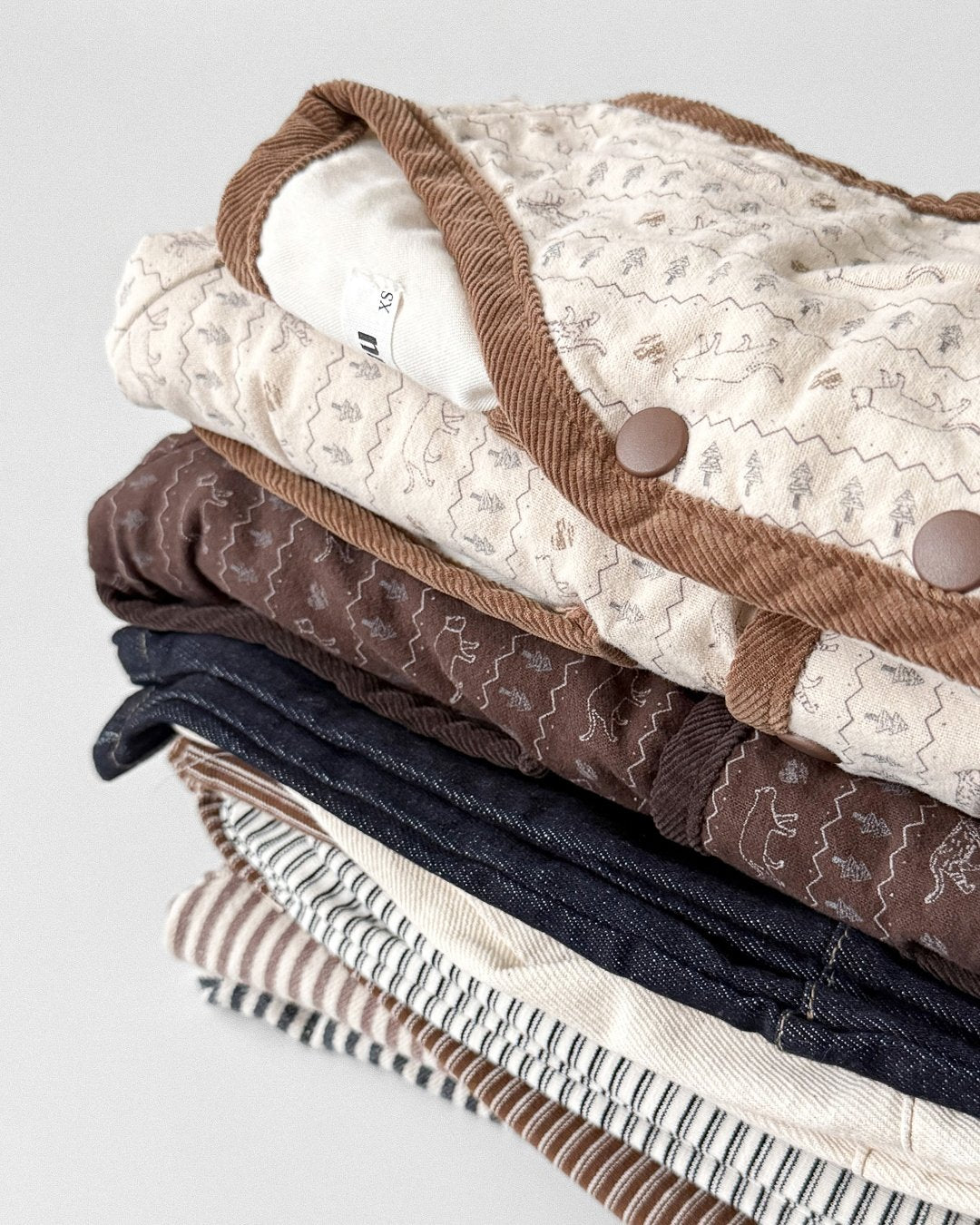 ［onu］Cream quilting vest