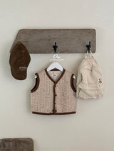 ［onu］Cream quilting vest