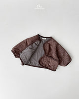 ［onu］Cream quilting jumper