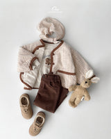 ［onu］Cream quilting jumper