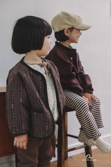 ［onu］Cream quilting jumper