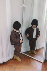 ［onu］Cream quilting jumper