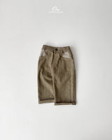［onu］Stitch denim pants