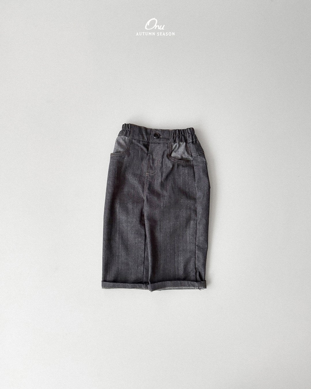 ［onu］Stitch denim pants