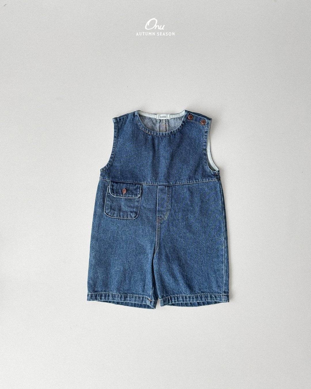 ［onu］Pocket denim overalls