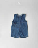 ［onu］Pocket denim overalls