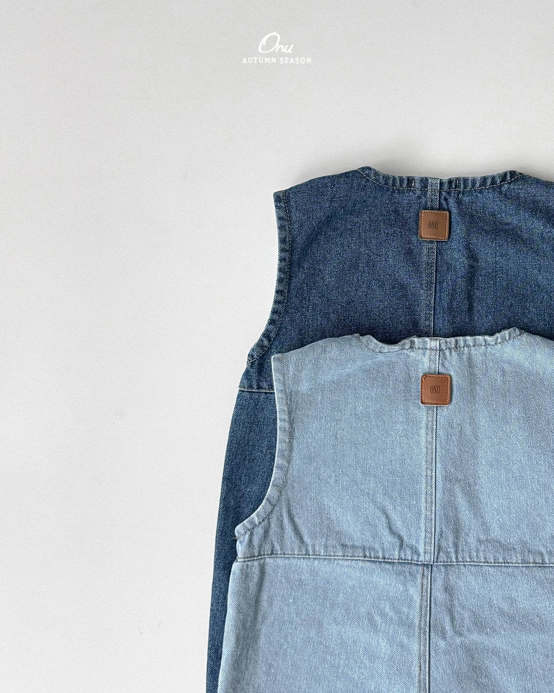 ［onu］Pocket denim overalls