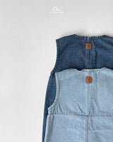 ［onu］Pocket denim overalls