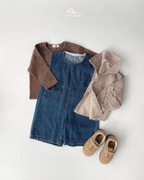 ［onu］Pocket denim overalls