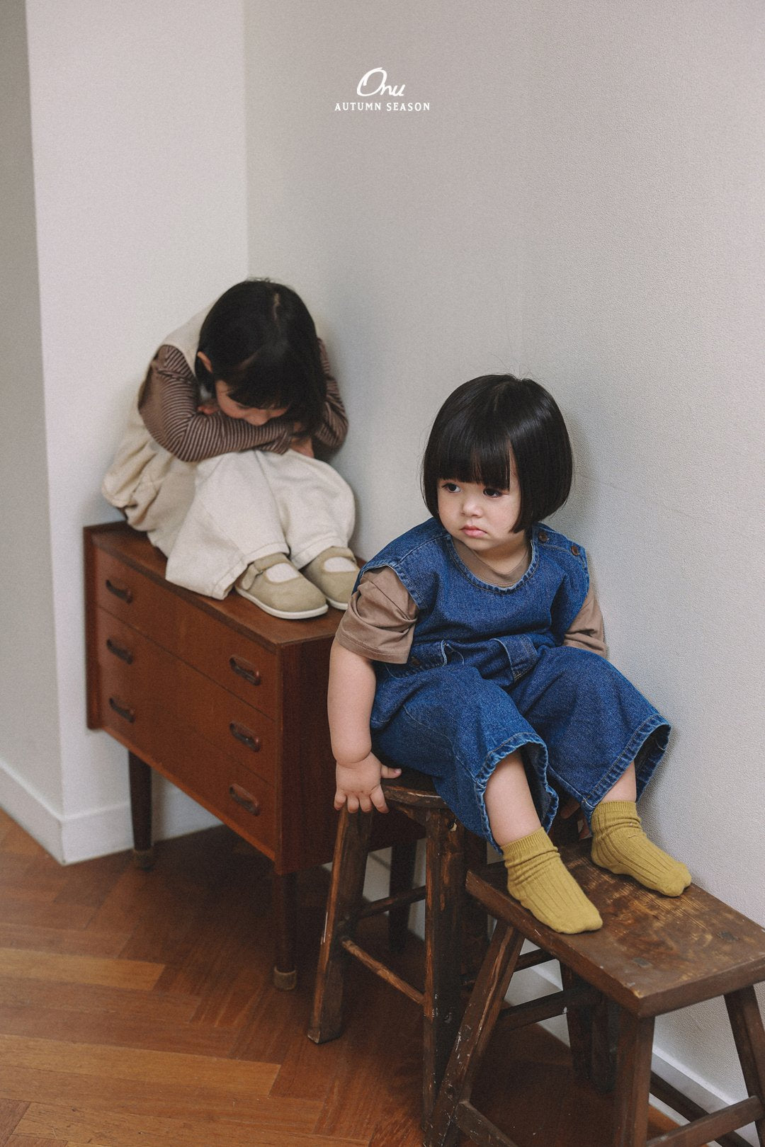 ［onu］Pocket denim overalls