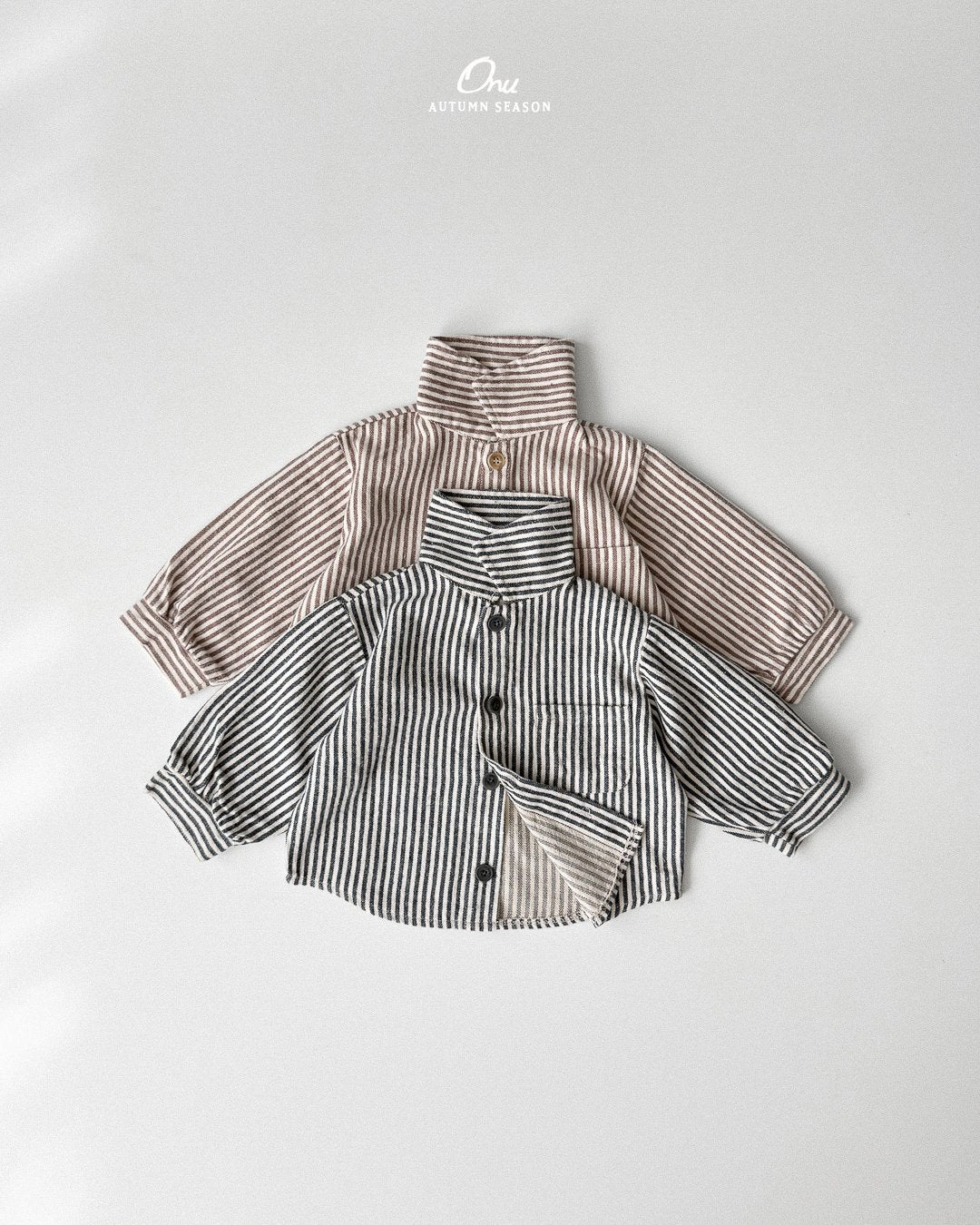 ［onu］Bread stripe shirt