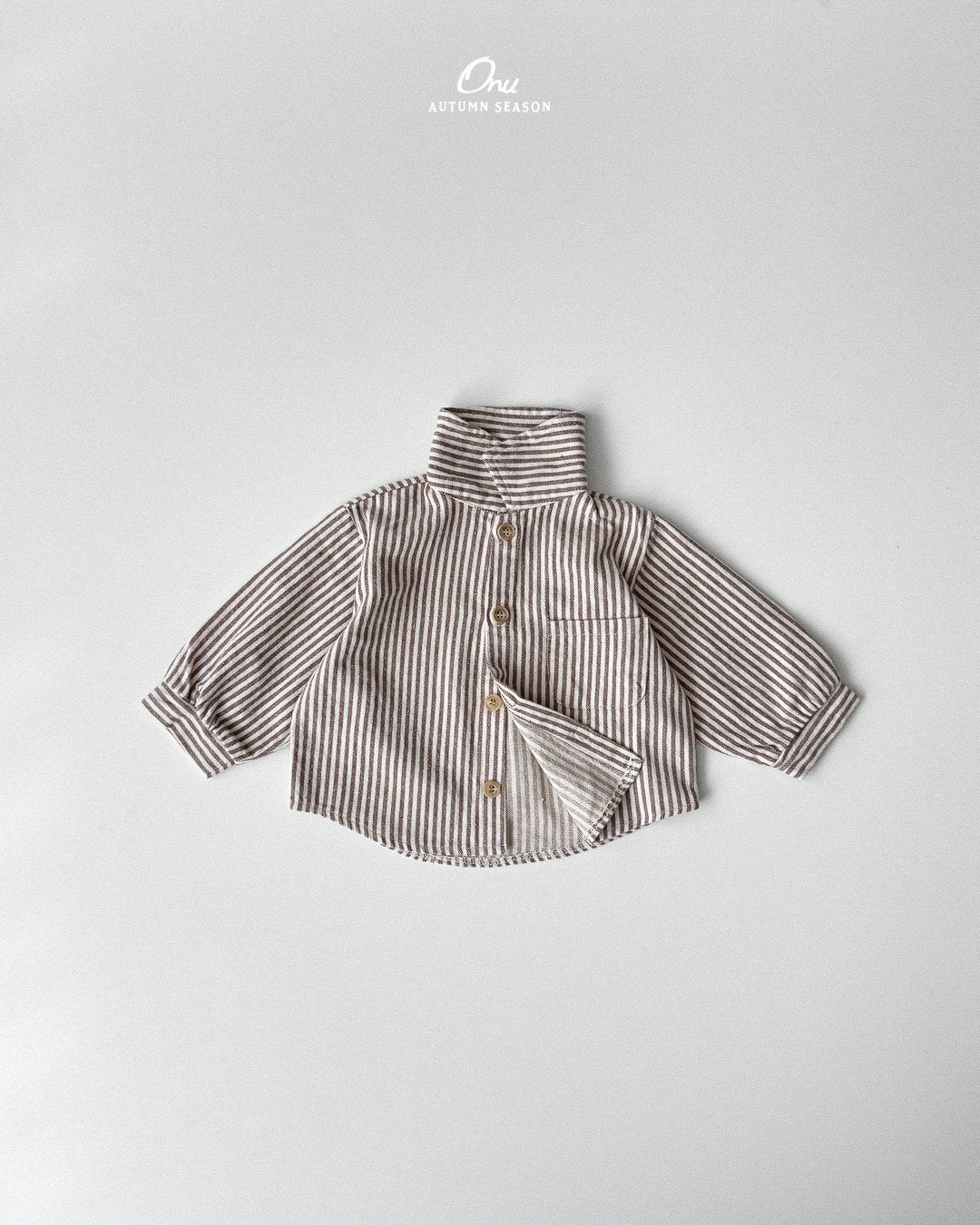 ［onu］Bread stripe shirt