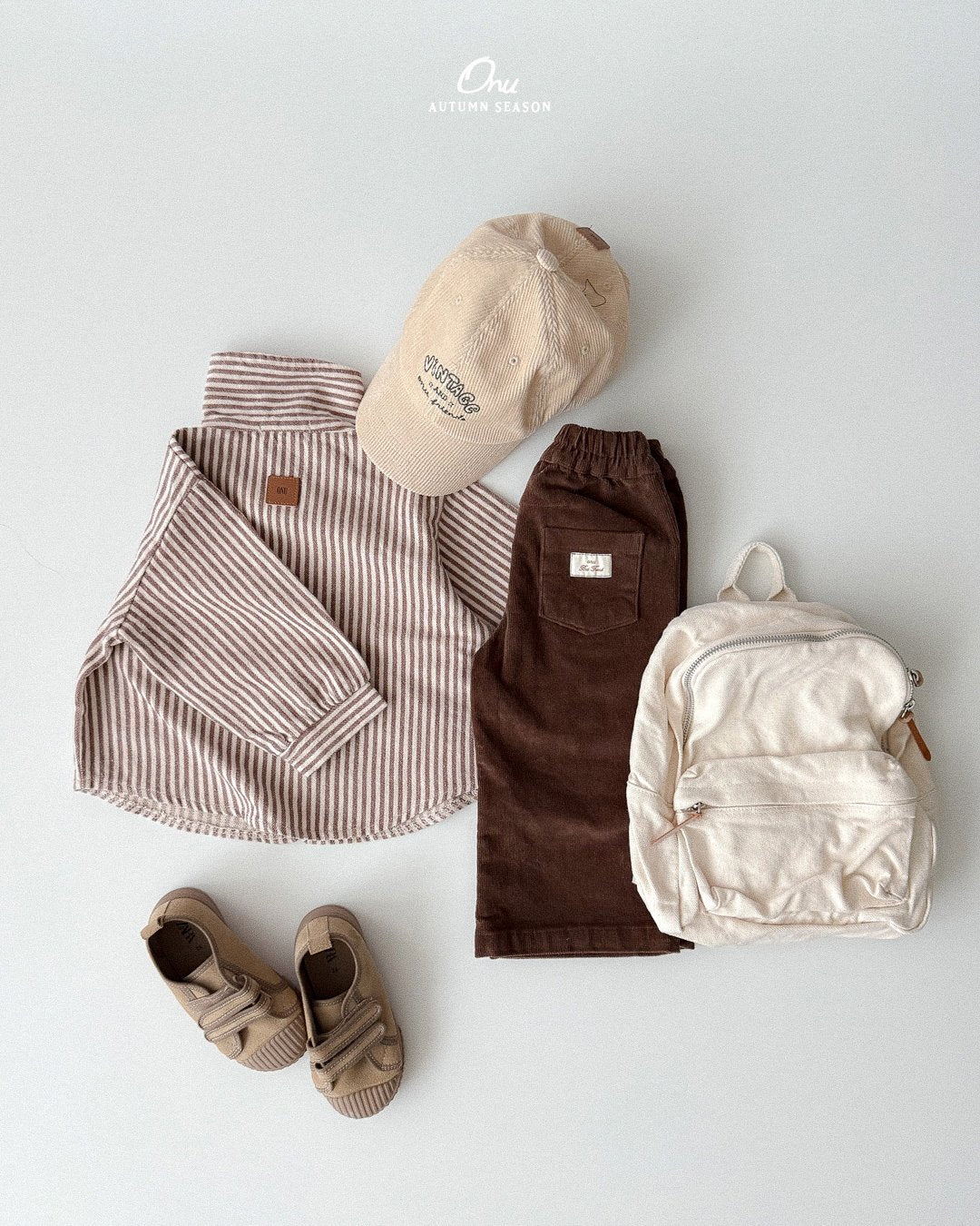 ［onu］Bread stripe shirt