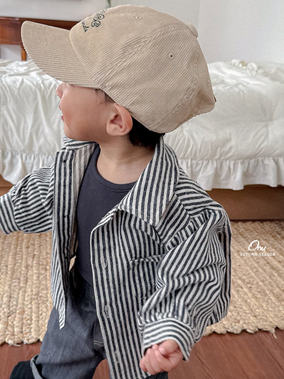 ［onu］Bread stripe shirt