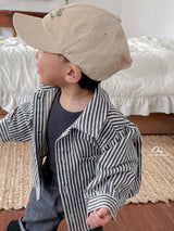 ［onu］Bread stripe shirt