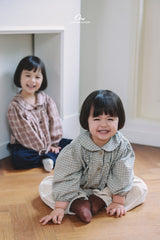 ［onu］Petit frill check blouse