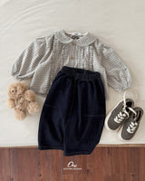 ［onu］Petit frill check blouse
