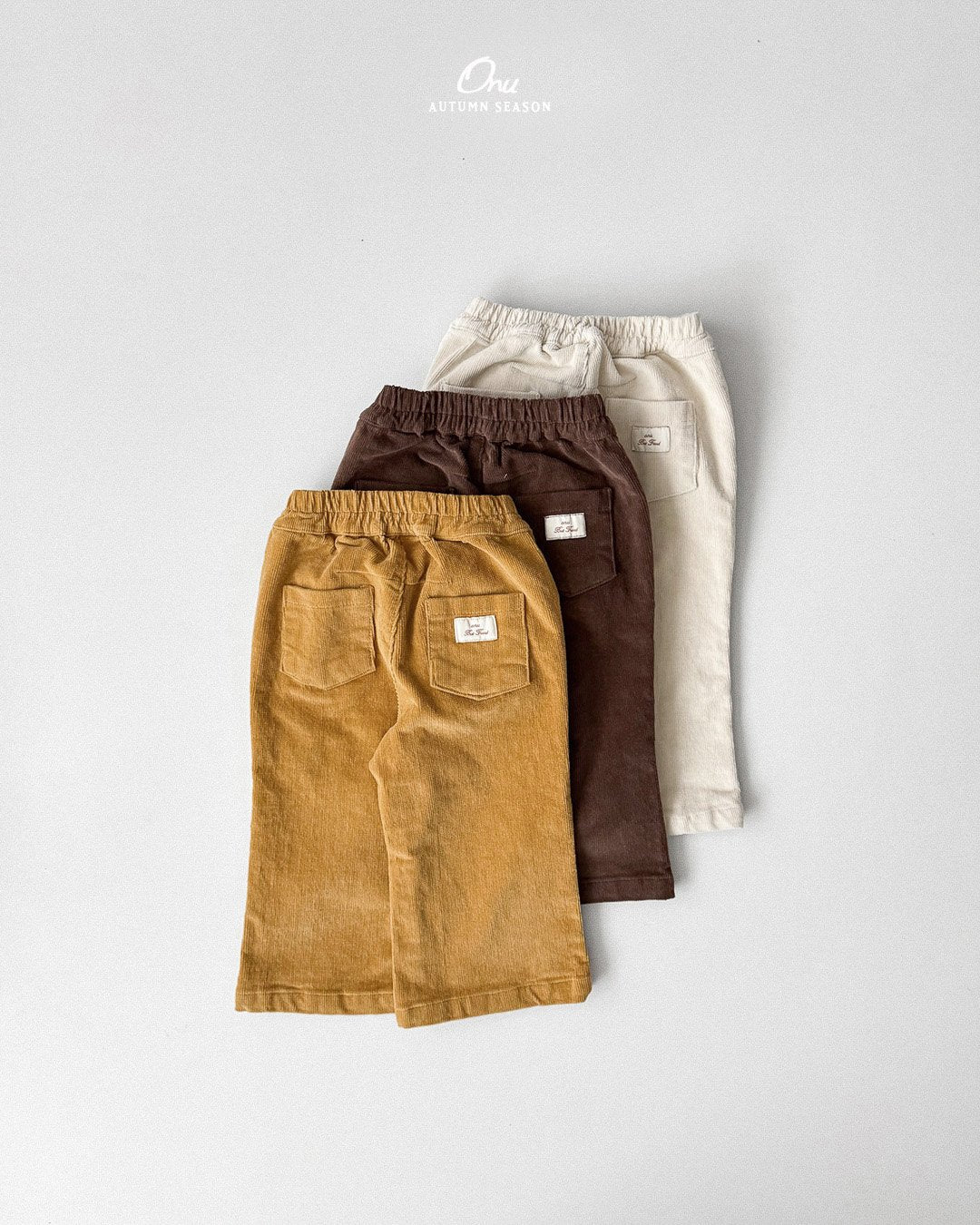 ［onu］Corduroy span pants