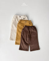 ［onu］Corduroy span pants