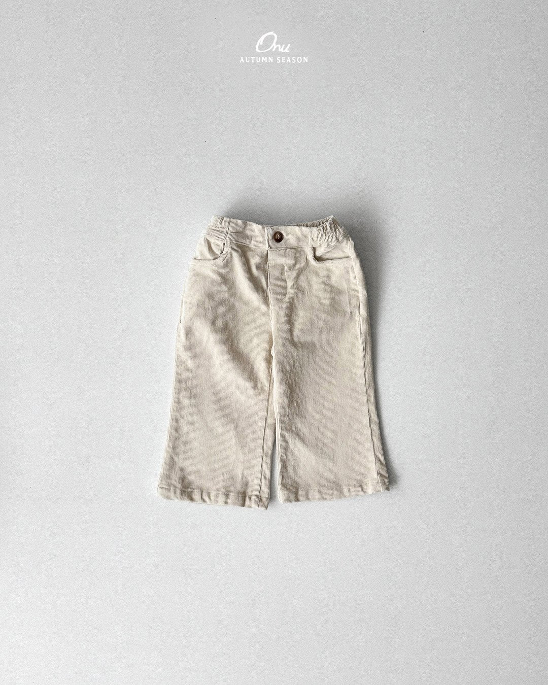 ［onu］Corduroy span pants