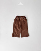 ［onu］Corduroy span pants