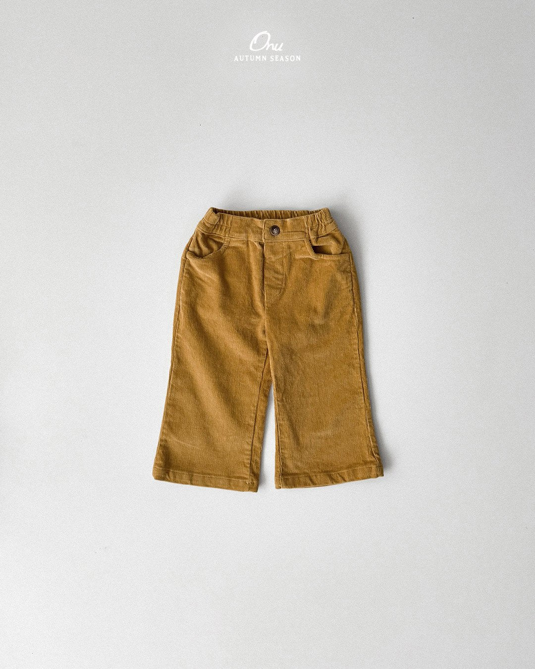 ［onu］Corduroy span pants