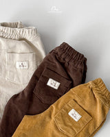 ［onu］Corduroy span pants