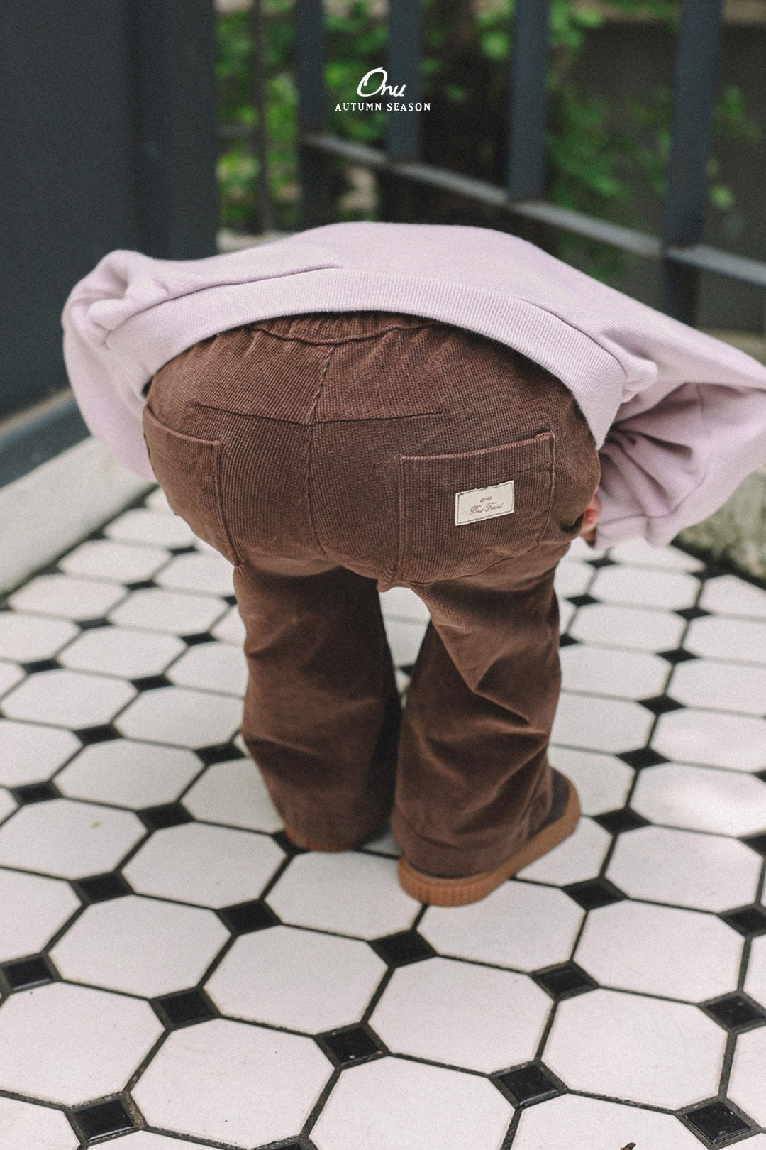 ［onu］Corduroy span pants