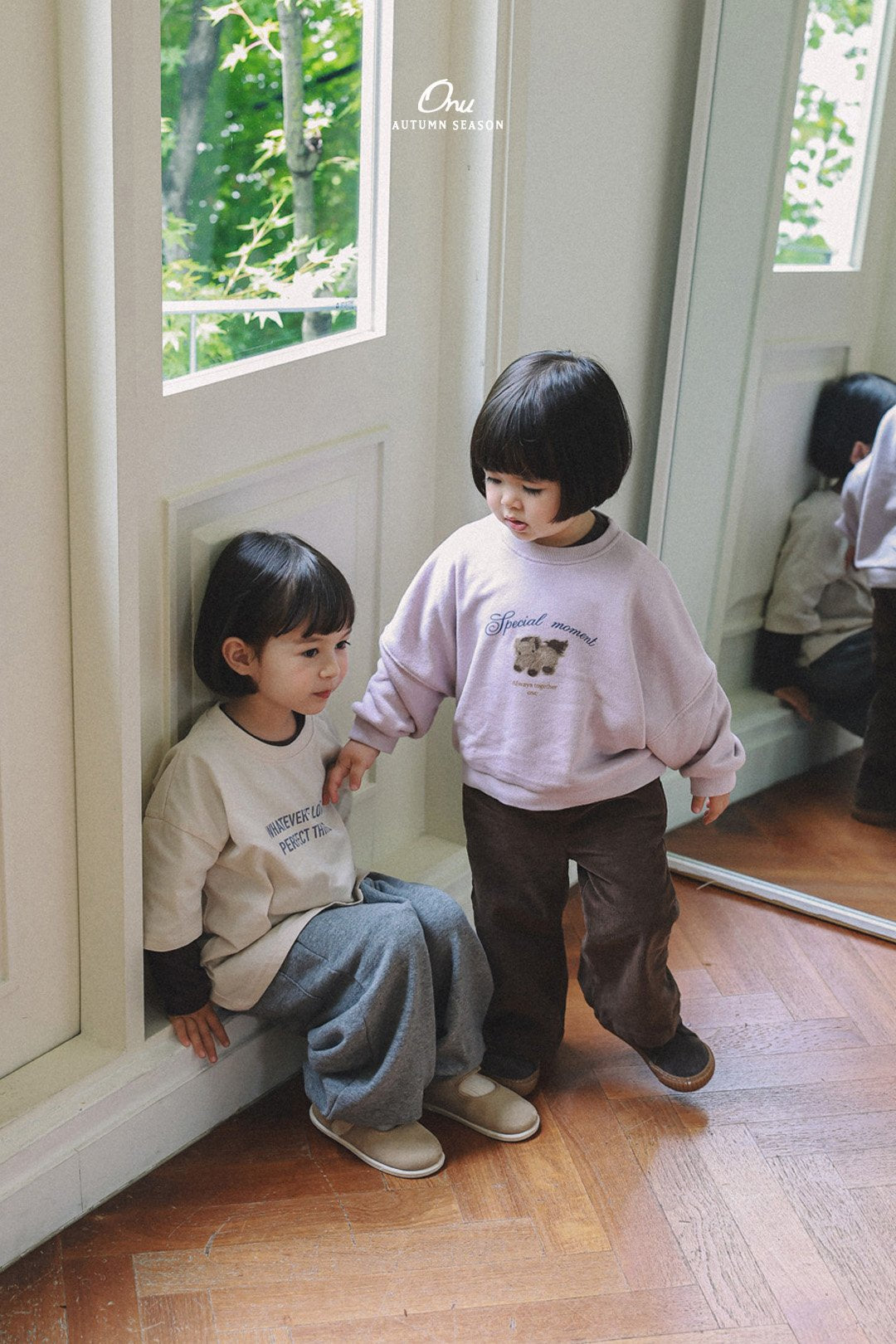 ［onu］Corduroy span pants