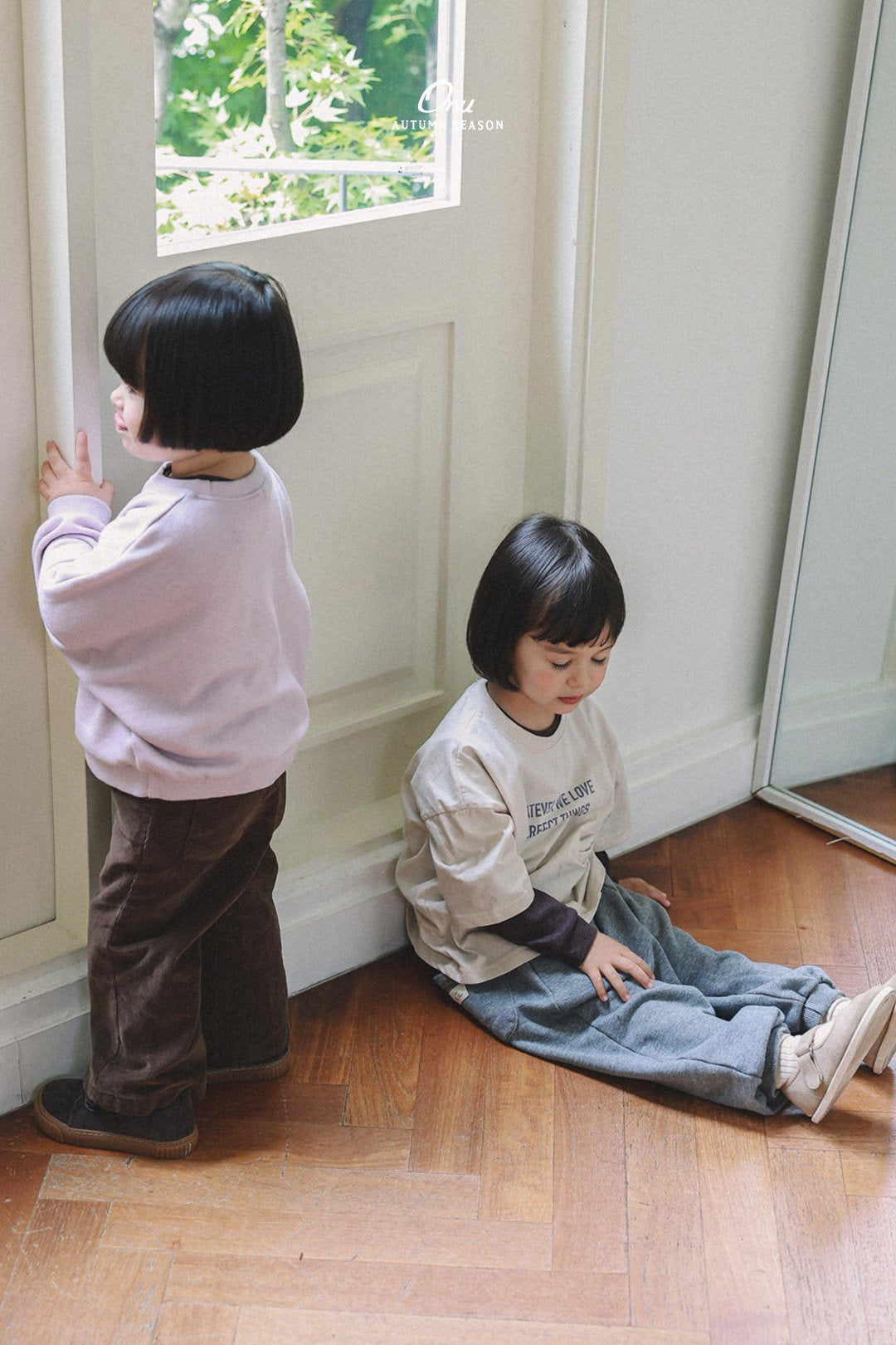［onu］Corduroy span pants