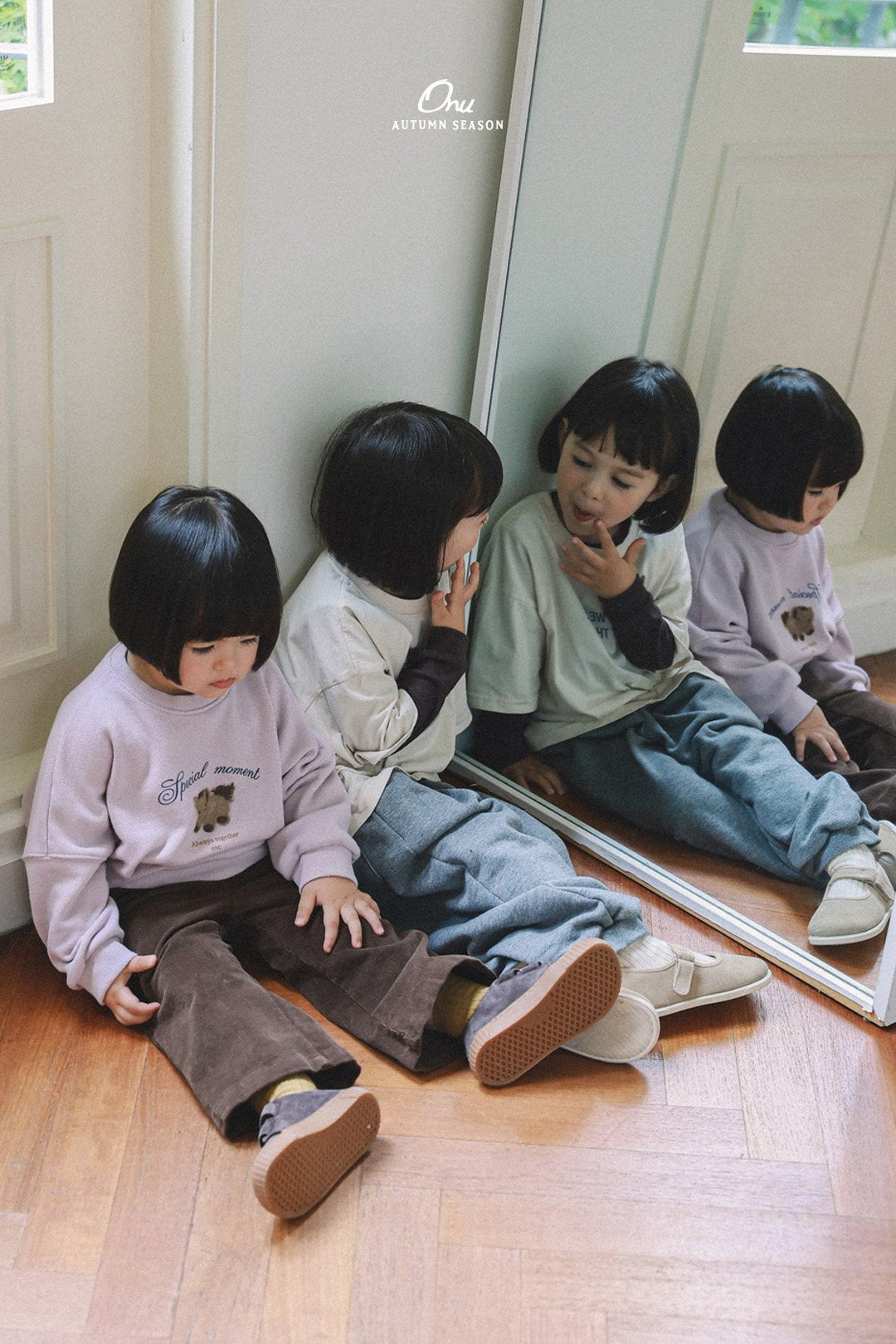 ［onu］Corduroy span pants