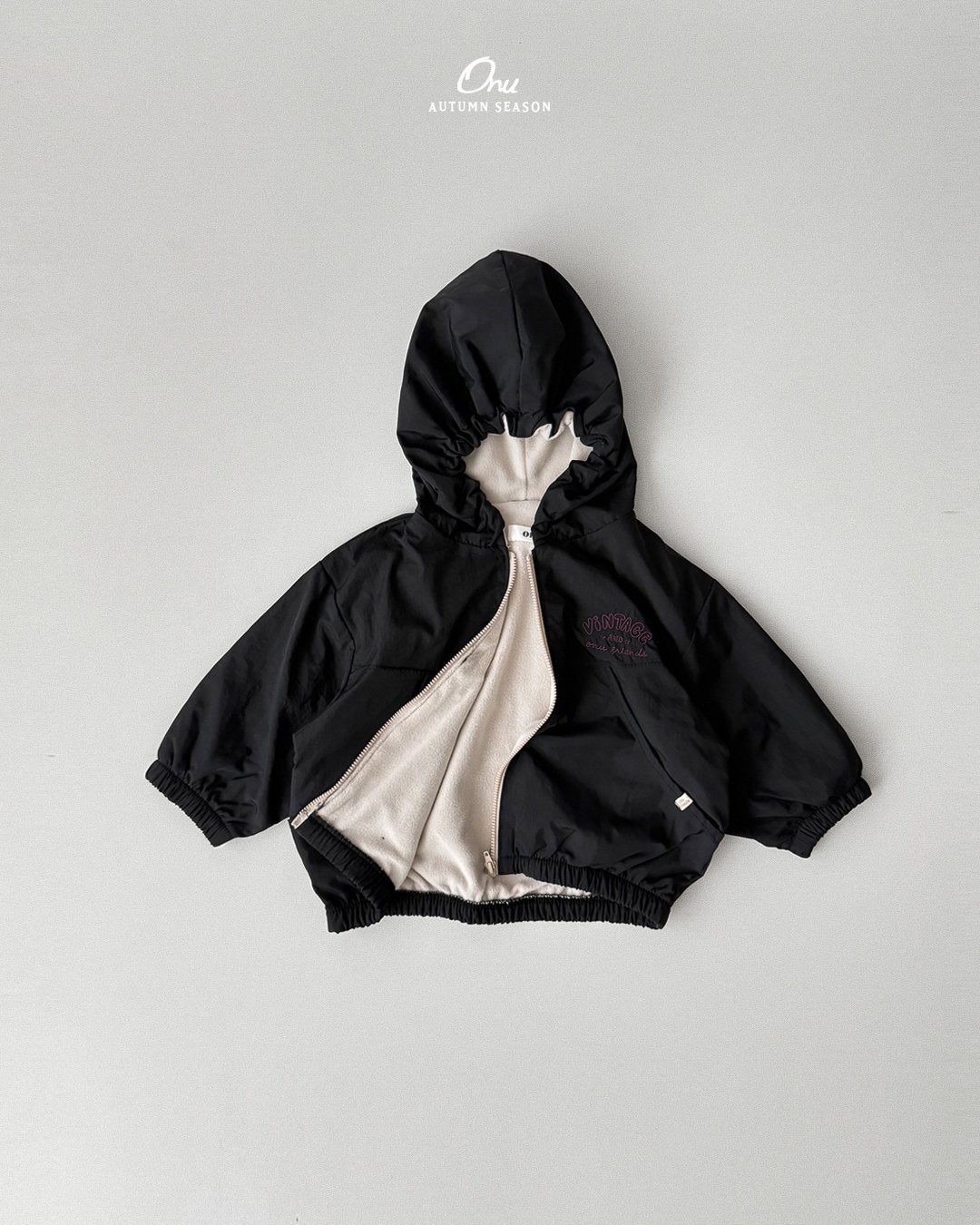 ［onu］Vintage hood jumper