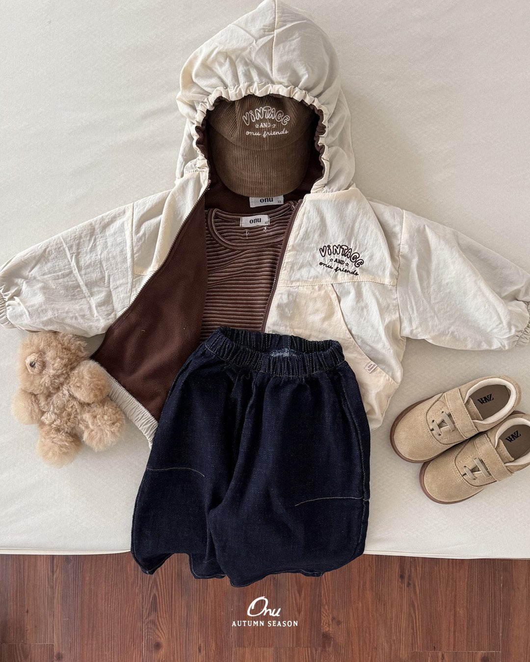 ［onu］Vintage hood jumper