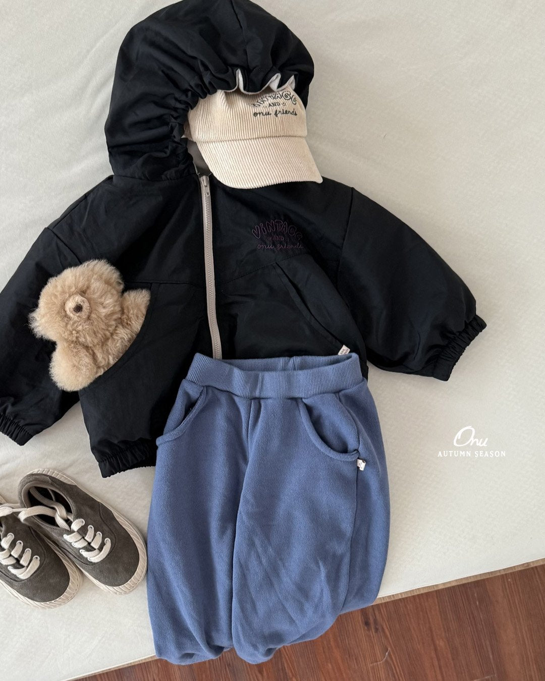 ［onu］Vintage hood jumper
