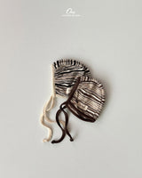 ［onu］Knit stripe bonnet