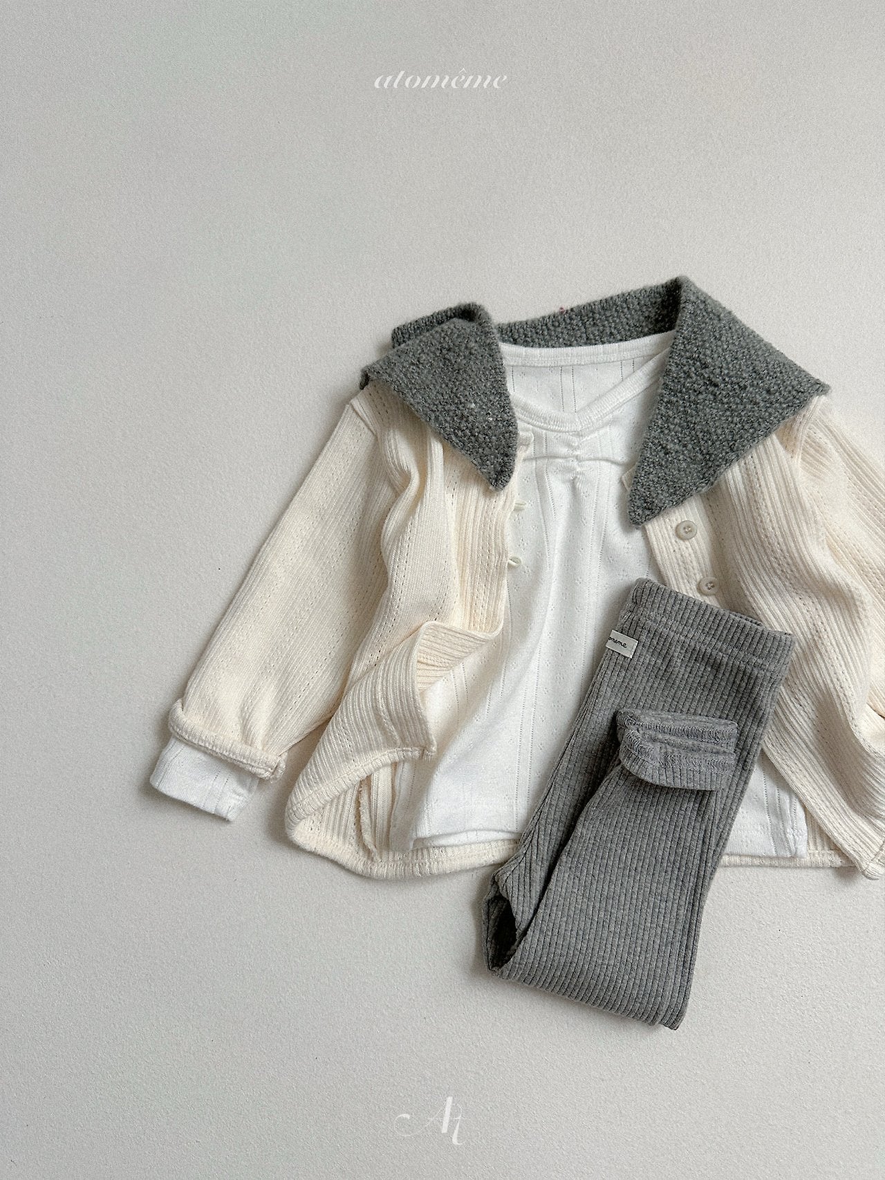 ［atomeme］Mellow Knit Scarf