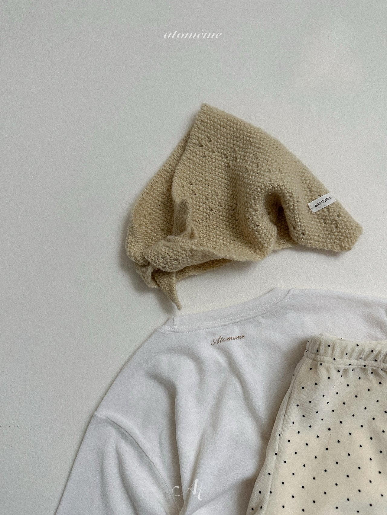［atomeme］Mellow Knit Scarf