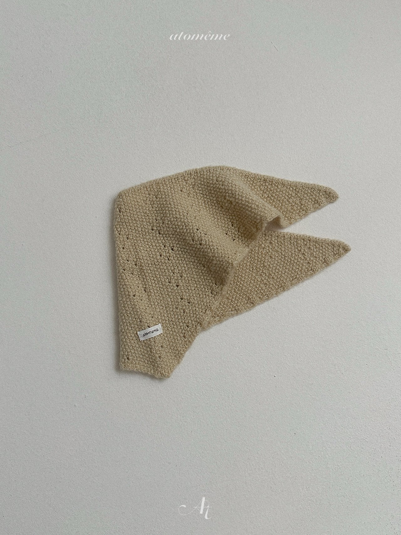 ［atomeme］Mellow Knit Scarf