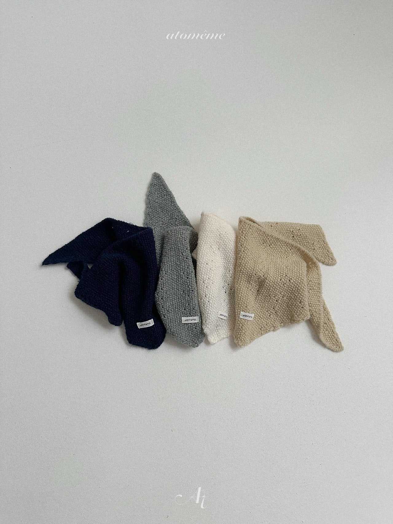 ［atomeme］Mellow Knit Scarf