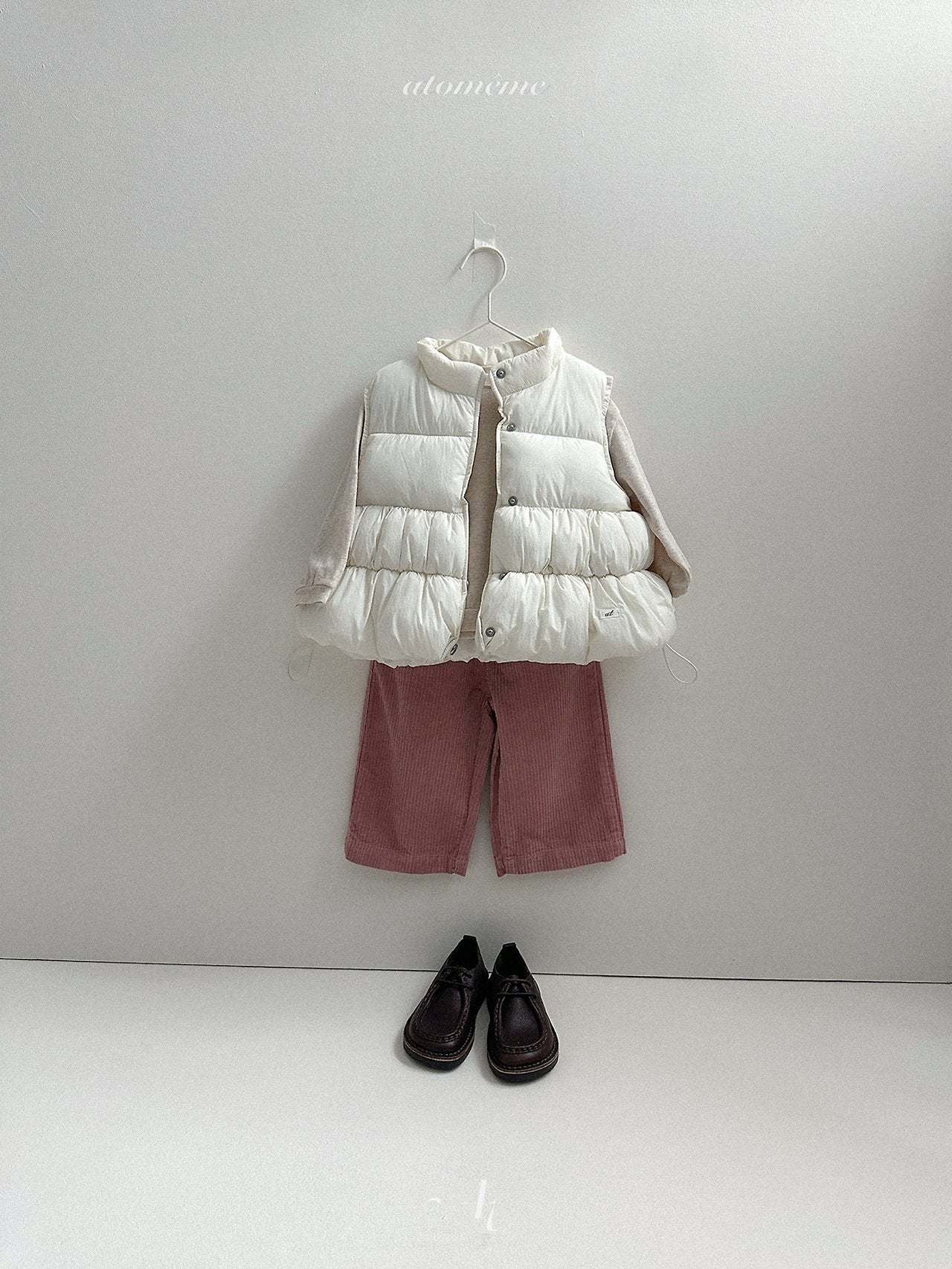 ［atomeme］Crepe Corduroy Pants
