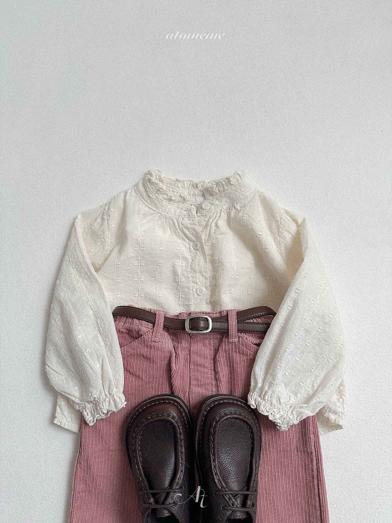 ［atomeme］Crepe Corduroy Pants