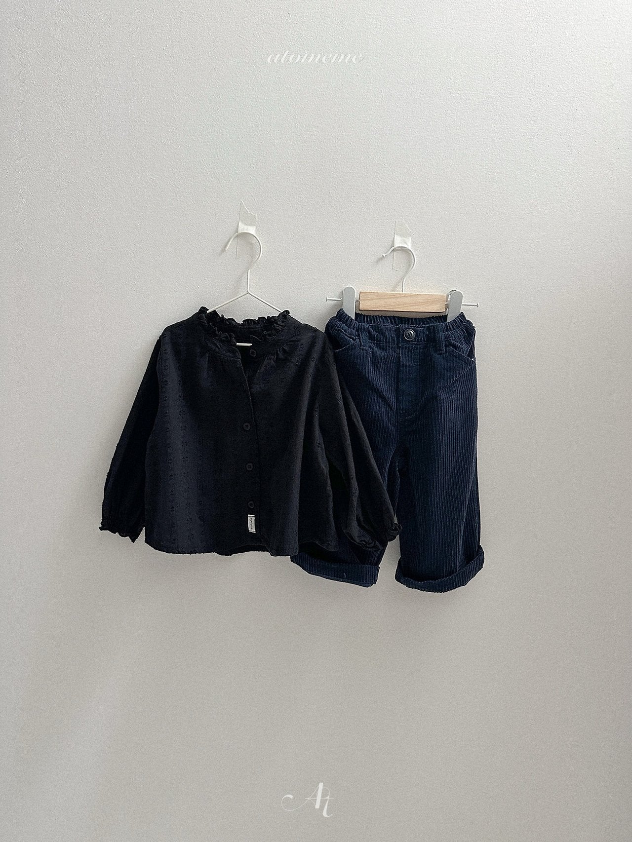 ［atomeme］Crepe Corduroy Pants