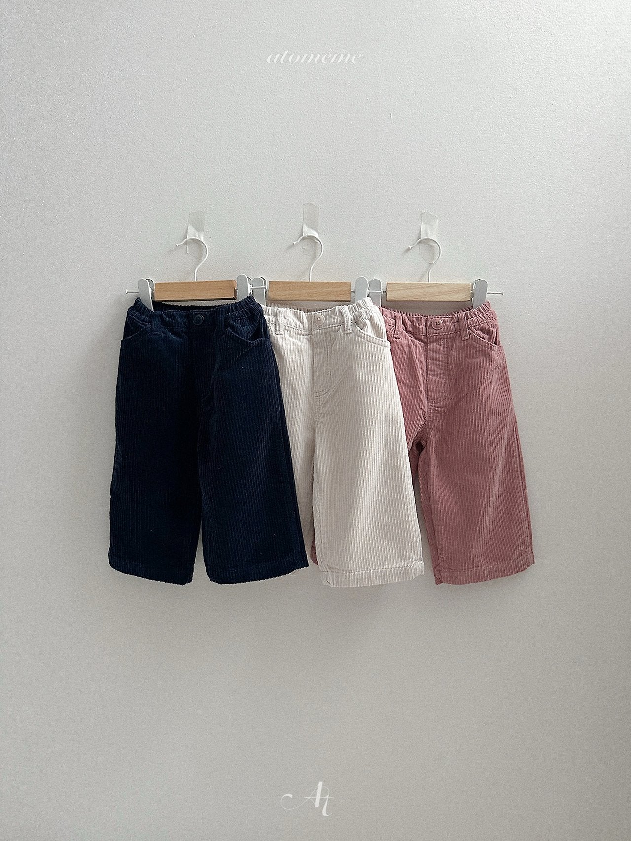 ［atomeme］Crepe Corduroy Pants