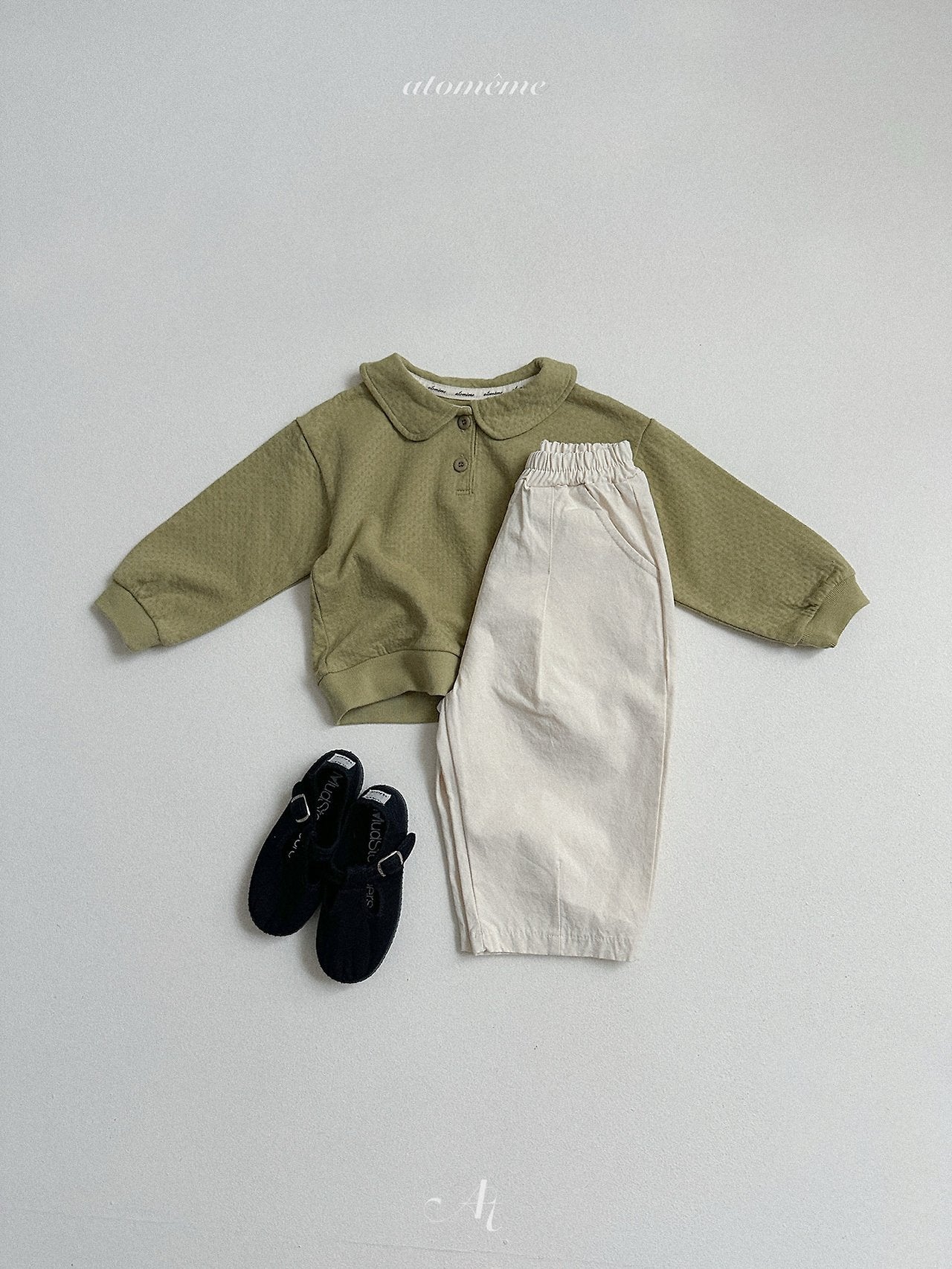 ［atomeme］Butter Collar Sweatshirt