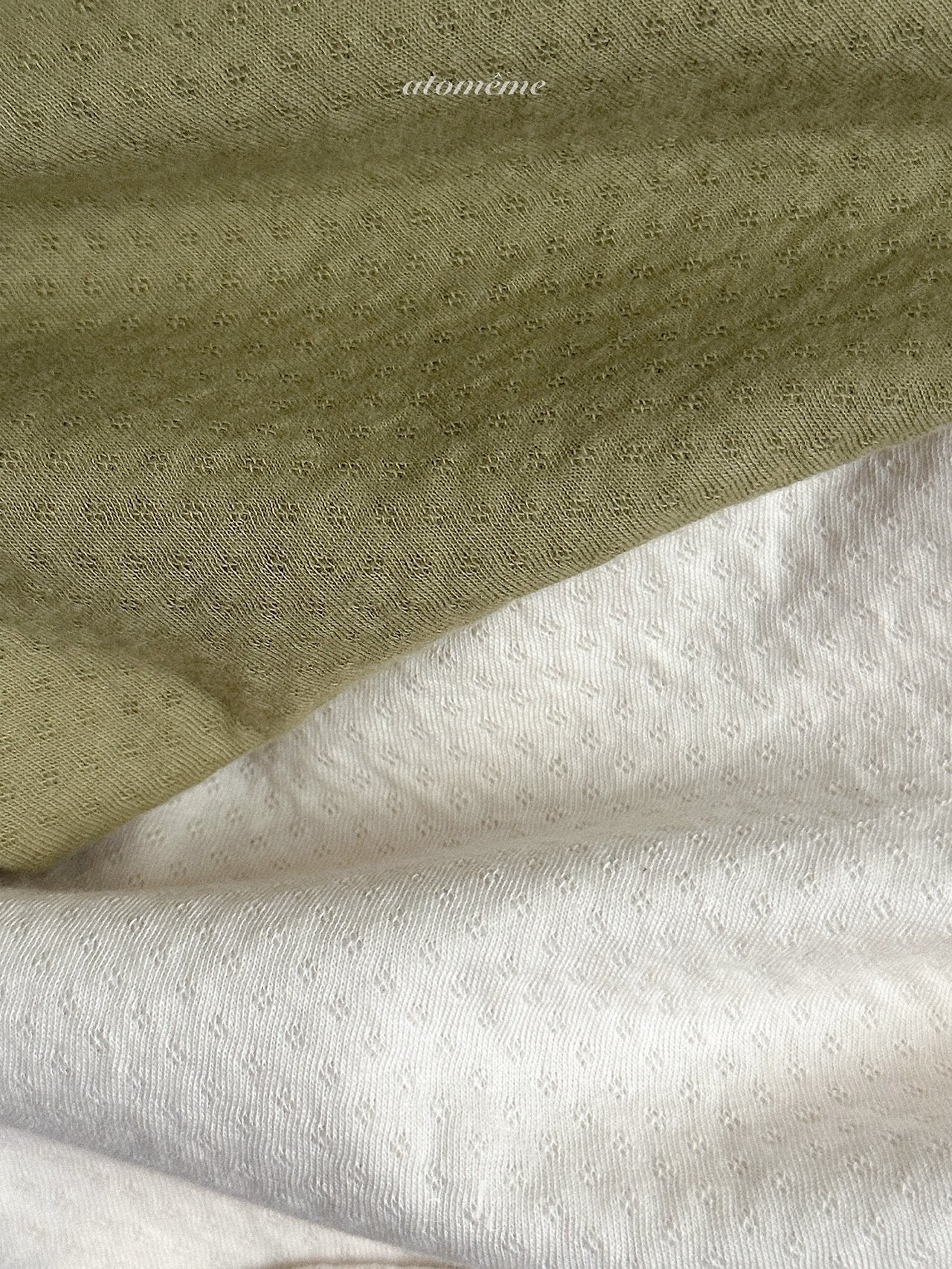 ［atomeme］Butter Collar Sweatshirt