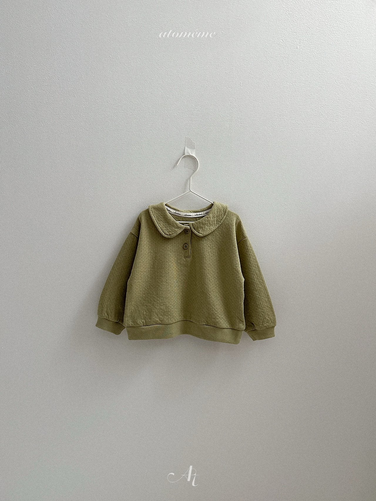［atomeme］Butter Collar Sweatshirt