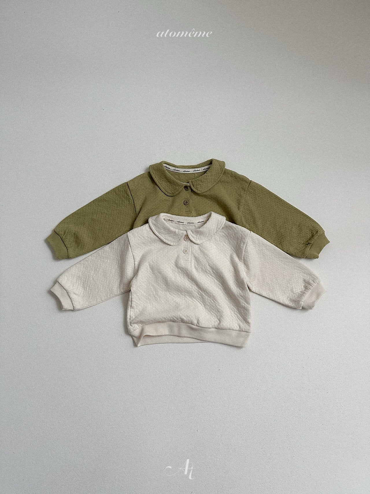 ［atomeme］Butter Collar Sweatshirt