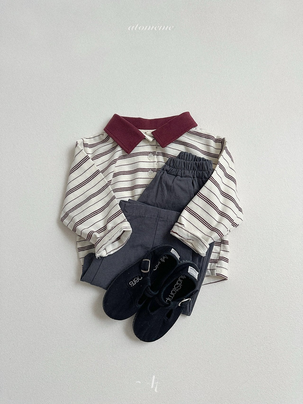 ［atomeme］Aiden Collar Tee