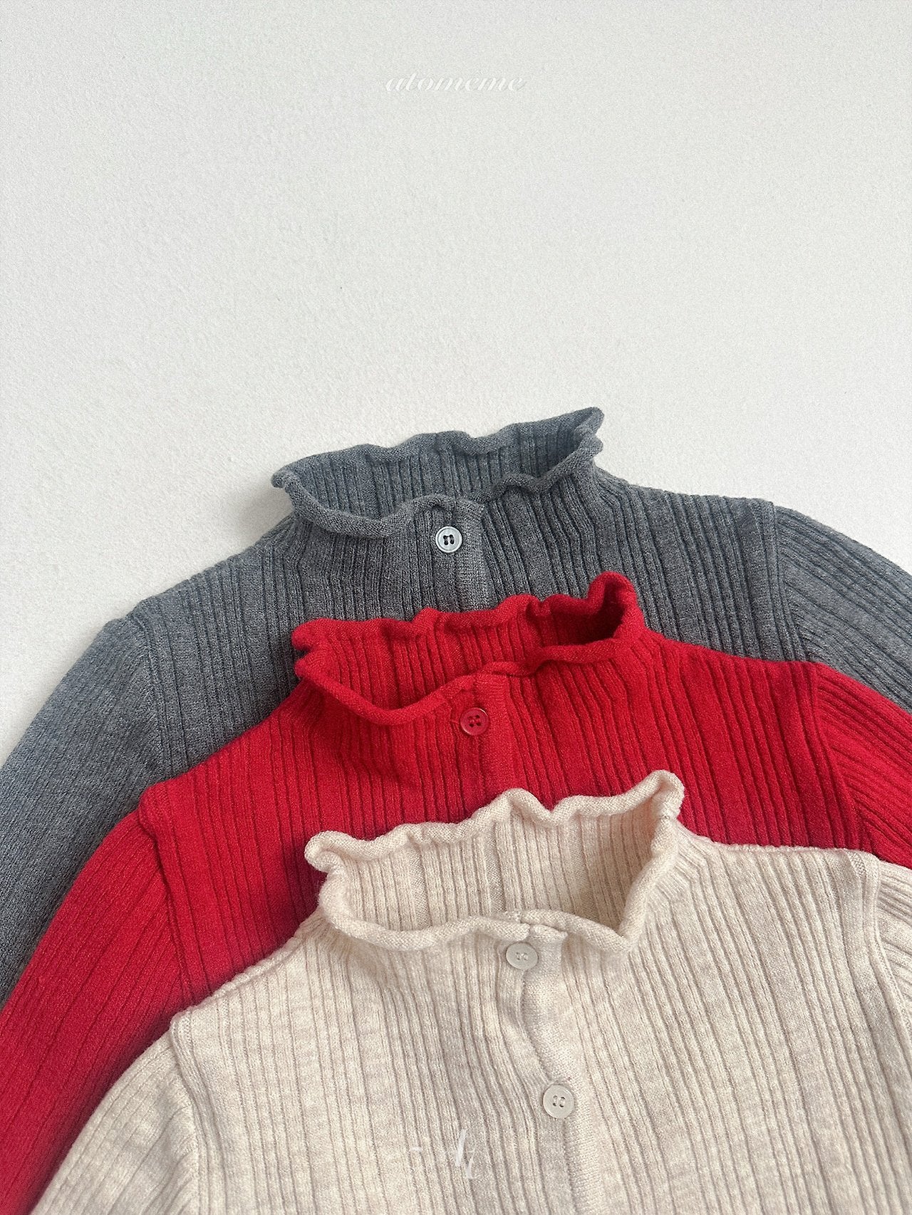 ［atomeme］French Knit Cardigan